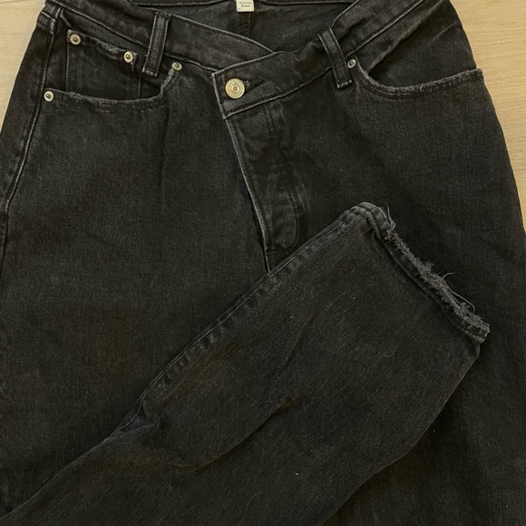 Abercrombie & Fitch Dad High Rise Jeans Curve Love - Picture 4 of 4